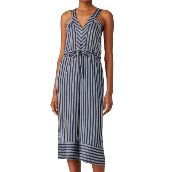 Greylin Amber Stripe Culotte Sleeveless Jumpsuit Size XS - Picture 2 of 14